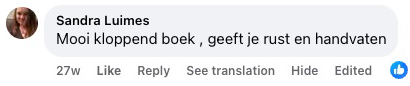 Reactie van Sandra Luimes