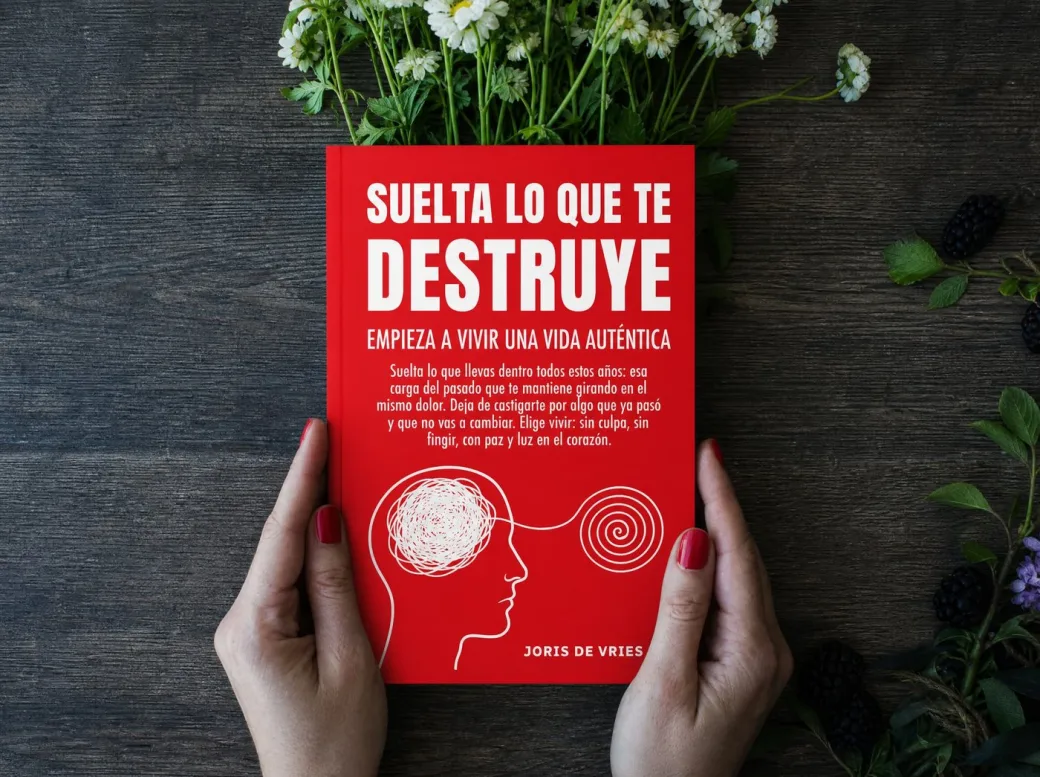Suelta lo que te destruye, el libro en las manos de una lectora